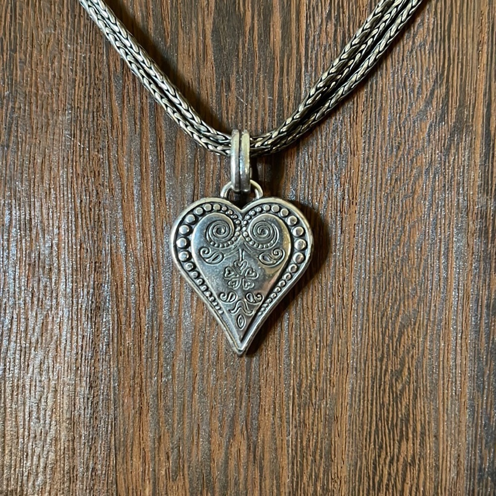 Brighton Ophelia French Quarter Heart Necklace - Picture 2 of 6